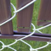 Bottom Lock Fence Slat - Probably the most well known slat on the market. Inserts easy into the fence and locks into place at the bottom with the locking device. The picture on the left shows a top view looking down at the privacy fence slat.