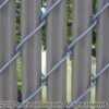 Close up picture of the Chain Link Privacy Slat